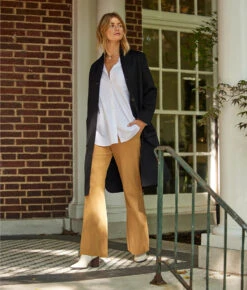 The Easy High-Waisted Flare Pant - Chai -Classic Lady Wear Store 1 ModelFront 59
