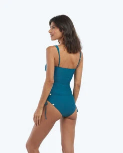 The Cinched Tankini Top - Seaweed -Classic Lady Wear Store 2 ModelBack 0145d795 3dcd 4444 8d49 8fc0ea9490de