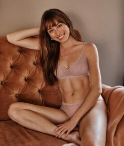 The Feel Free Adjustable Triangle Bralette - Quartz 6 The Feel Free Adjustable Triangle Bralette - Quartz -Classic Lady Wear Store 2 ModelBack 8af9ef6c 0abc 4192 ab81 0dd1d2650572