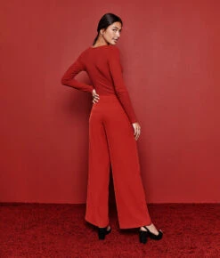 The Extra Soft Square Neck Day To Night Bodysuit - Lava 6 The Extra Soft Square Neck Day To Night Bodysuit - Lava -Classic Lady Wear Store 2 ModelBack ef8e1c9c 1553 4c6b 9a6c 42fcc294471b