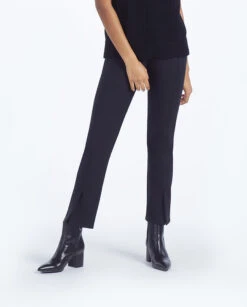 The Multitasking Slit Front Ankle Pant - Sea Urchin -Classic Lady Wear Store 3 ModelDetailFront 57df40de 124e 4e3f a779 435008ba0e11