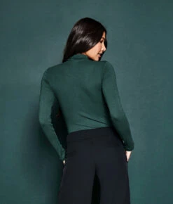 The Extra Soft Long Sleeve Day To Night Bodysuit - Eden -Classic Lady Wear Store 3 ModelFullBody 72e3736b ff76 4ab0 9bc7 5ab508395c2a