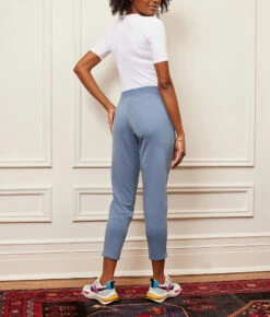 The Softest French Terry Tie-Waist Pant - Main -Classic Lady Wear Store 3 ModelFullBody 8b51618e 56b3 4f60 b9dc 05226fce5b09