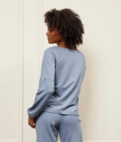 The Softest French Terry Boatneck Pullover - Slate 11 The Softest French Terry Boatneck Pullover - Slate -Classic Lady Wear Store 4 ModelDetail 8cd62e3d 7b98 445c b22b d8be2405bc0f