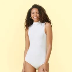 The Sleeveless Day To Night Bodysuit - White Sand 8 The Sleeveless Day To Night Bodysuit - White Sand -Classic Lady Wear Store 58 87dca9cb 7d33 4d88 8873 3037c8f786e5