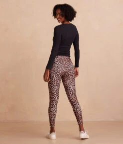 The Do-It-All High Rise 7/8 Leggings - Terracotta Leopard -Classic Lady Wear Store Back Full TheDo It AllHighRise78Leggings Leopard