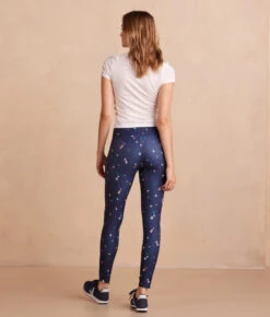 The Do-It-All High Rise 7/8 Leggings - Small Scatter Stars In Deep Sea -Classic Lady Wear Store Back Full TheDo It AllHighRise78Leggings SmallScatterStarsinDeepSea