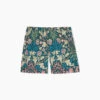 The Boys' Swim Short - Hyacinth In Sunburst & Teal