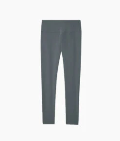 The Coziest High Rise Full Length Leggings - Smoke -Classic Lady Wear Store Brushed High Rise Full Length Leggings 4