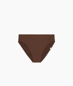 The Classic Mid-Rise Bikini Bottom - Mocha -Classic Lady Wear Store Classic Mid Rise Bikini Bottom Mocha FLAT