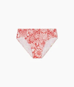 The Classic Mid-Rise Bikini Bottom - Sunflower In Watermelon 7 The Classic Mid-Rise Bikini Bottom - Sunflower In Watermelon -Classic Lady Wear Store Classic Mid Rise Bikini Bottom Sunflower Yew Aril in Watermelon 1