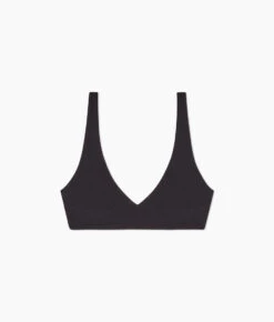 The LuxeCrinkle Tide Bikini Top - Sea Urchin -Classic Lady Wear Store Crepe Tide Bikini Top Sea Urchin FLAT