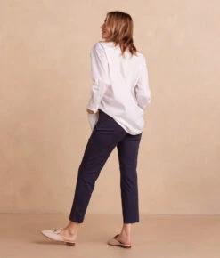 The Everyday Seamed Legging Pant - Midnight -Classic Lady Wear Store EverydaySeamedLeggingPant Midnight Back Full