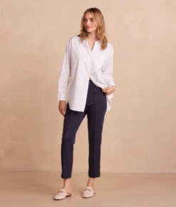 The Everyday Seamed Legging Pant - Midnight -Classic Lady Wear Store EverydaySeamedLeggingPant Midnight Front Full 2