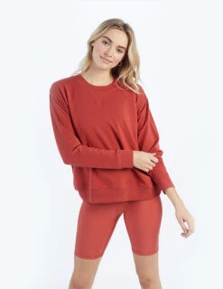 The Do-It-All High Rise Biker Shorts - Terracotta -Classic Lady Wear Store ExtraProductShot2 18