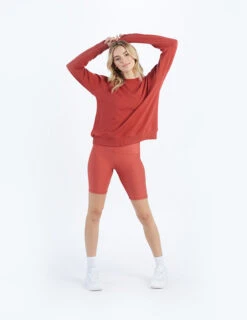 The Do-It-All High Rise Biker Shorts - Terracotta -Classic Lady Wear Store ExtraProductShot 34