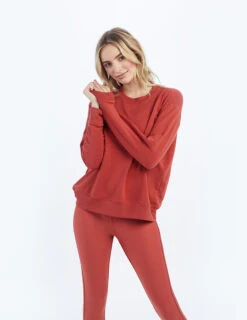 The Do-It-All High Rise Full Length Leggings - Terracotta 9 The Do-It-All High Rise Full Length Leggings - Terracotta -Classic Lady Wear Store ExtraProductShot 36