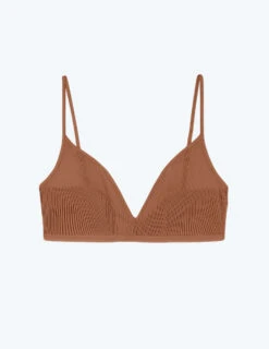 The Feel Free Adjustable Triangle Bralette - Praline
