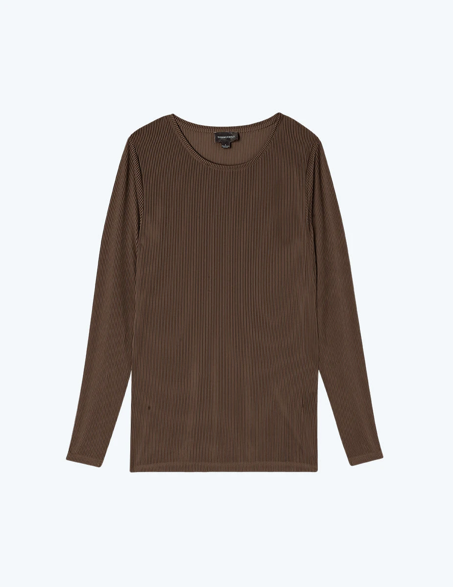 The Feel Free Long Sleeve Base Layer - Clay 1 The Feel Free Long Sleeve Base Layer - Clay