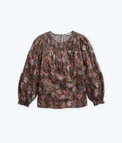 The Perfect Smocked Cotton Top - Autumn Meadow -Classic Lady Wear Store FlatLay4 e6ec7568 0785 4029 91f5 245cbb40ab5b