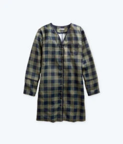 The Cloud 9 Boyfriend Sleep Shirt - Buffalo Check In Deep Sea & Gold -Classic Lady Wear Store FlatLay 76e48a3b 2185 4731 9e9f 3e2cd2210c93