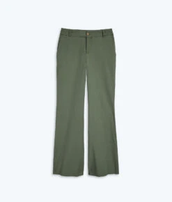 The Easy High-Waisted Flare Pant - Olive