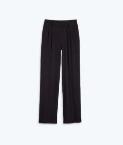 The Classic Pleat Straight Leg Trouser Pant - Sea Urchin -Classic Lady Wear Store FlatLay bdb6b67a 3592 4151 9fd4 b36f0077fd1f