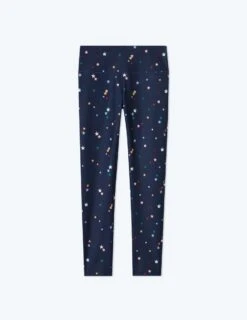 The Do-It-All High Rise 7/8 Leggings - Small Scatter Stars In Deep Sea