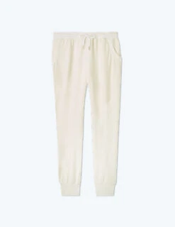 The Softest French Terry Jogger - White Sand -Classic Lady Wear Store FrenchTerryJogger WhiteSand