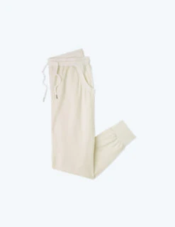 The Softest French Terry Jogger - White Sand -Classic Lady Wear Store FrenchTerryJogger WhiteSand2
