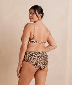 The High Leg High Rise Bottom - Leopard -Classic Lady Wear Store HighLegHighRiseBottom Leopard Back