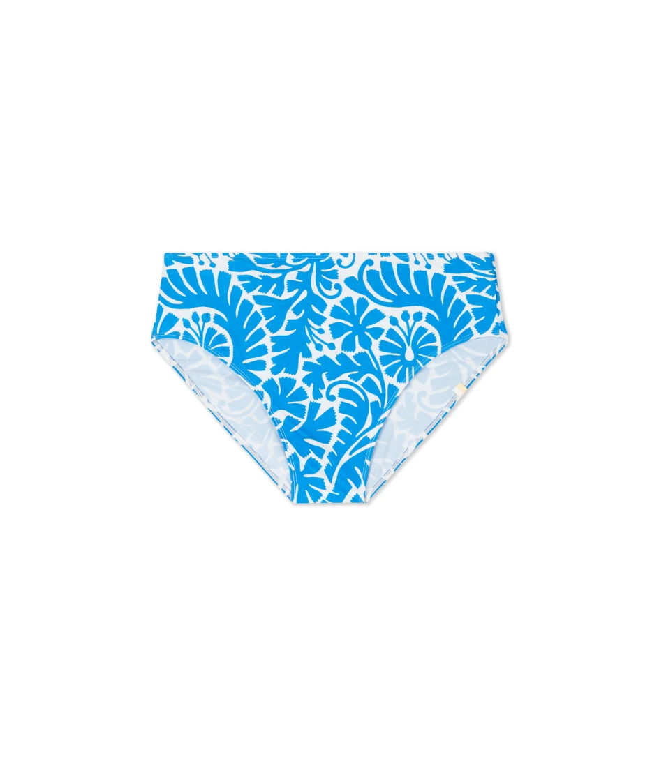 The High Leg High Rise Bottom - Floral Wave In Azure - Image 4