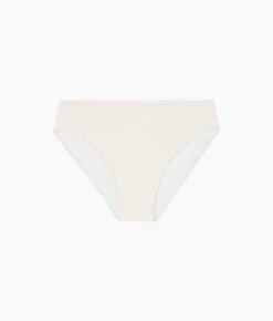 The Classic Mid-Rise Bikini Bottom - White Sand -Classic Lady Wear Store High leg High Rise Bottom White Sand FLAT