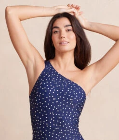 The Long Torso Sidestroke - Nautical Sky -Classic Lady Wear Store LongTorsoSidestroke NauticalSky3Detail