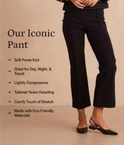 The Icon Ponte Pintuck Trouser Pant - White Sand -Classic Lady Wear Store PDPtext TheIconPontePintuckTrouserPant 1184ffab a00a 489f b063 150833fd62fd