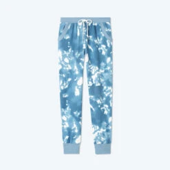The Softest French Terry Jogger - Blue Horizon Tie Dye