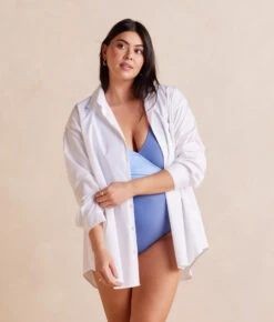 The Perfect Boyfriend Shirt - White Sand -Classic Lady Wear Store Perfect Boyfriend Shirt White Sand 5