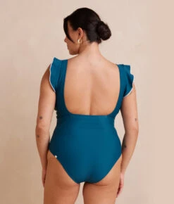 The Ruffle Backflip - Seaglass & Seaweed -Classic Lady Wear Store RuffleBackflip SeaweedSeaglass Studio 3