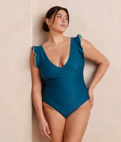 The Ruffle Backflip - Seaglass & Seaweed -Classic Lady Wear Store RuffleBackflip SeaweedSeaglass Studio 4