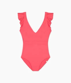 The Ruffle Backflip - Watermelon -Classic Lady Wear Store Ruffle Backflip Watermelon FLAT