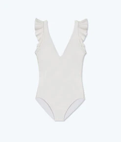 The Ruffle Backflip - White Sand -Classic Lady Wear Store Ruffle Backflip White Sand 2