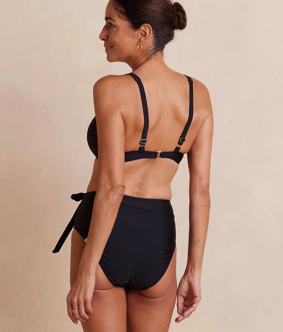 The Side-Tie High Leg High Rise Bottoms - Sea Urchin 2 The Side-Tie High Leg High Rise Bottoms - Sea Urchin - Image 2