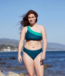 The Sidestroke Bikini Top - Seaglass & Seaweed 9 The Sidestroke Bikini Top - Seaglass & Seaweed -Classic Lady Wear Store SidestrokeBikiniTop SeaglassSeaweed Lifestyle 1