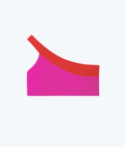 The Sidestroke Bikini Top - Hibiscus & Lava 7 The Sidestroke Bikini Top - Hibiscus & Lava -Classic Lady Wear Store Sidestroke Bikini Top Hibiscus Lava Flat