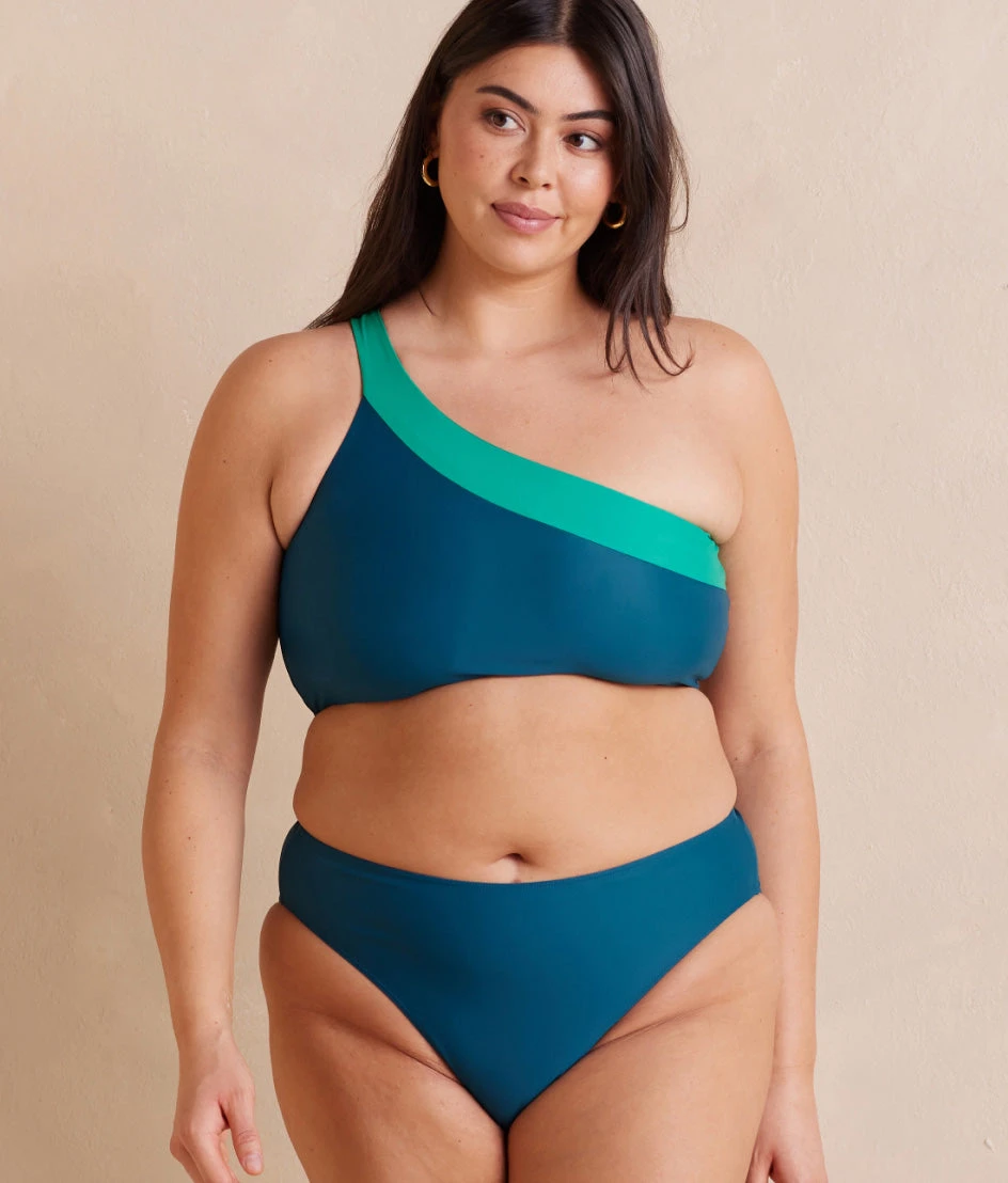The Sidestroke Bikini Top - Seaglass & Seaweed 1 The Sidestroke Bikini Top - Seaglass & Seaweed