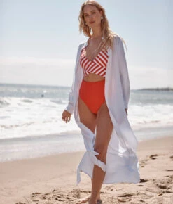 The Silky Luxe Long Effortless Shirtdress Cover-Up - Cloud White 6 The Silky Luxe Long Effortless Shirtdress Cover-Up - Cloud White -Classic Lady Wear Store Silky Luxe Effortless Shirtdress Long White 3