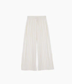 The Silky Luxe Palazzo Pants With Ties - Beach Stripe In Sandshell 7 The Silky Luxe Palazzo Pants With Ties - Beach Stripe In Sandshell -Classic Lady Wear Store Silky Luxe Palazzo Pants with Ties Stripe FLAT ebec9c53 5c4d 4447 9302 1b9a386bc2b7