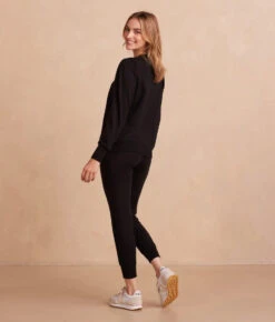 The Softest French Terry Jogger - Sea Urchin -Classic Lady Wear Store SoftestFrenchTerryJogger SeaUrchin Back Full