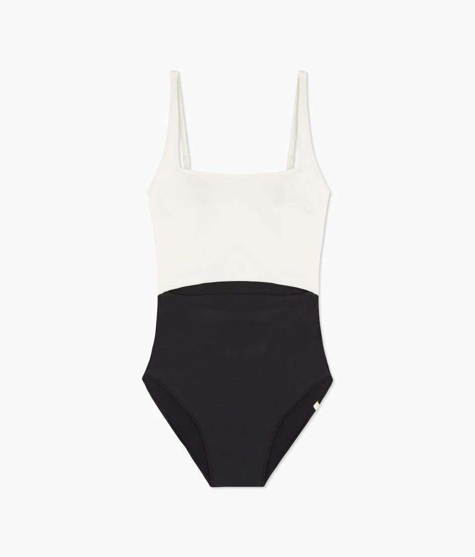 The Canal Cutout One-Piece - Sea Urchin & White Sand 3 The Canal Cutout One-Piece - Sea Urchin & White Sand - Image 3