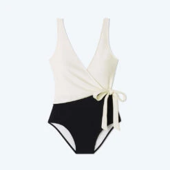 The Long Torso Perfect Wrap One Piece - Sea Urchin & White Sand -Classic Lady Wear Store TheWrapOnePiece SeaUrchinWhiteSand 3334a7ef 93d7 42d4 953d 549731a75953